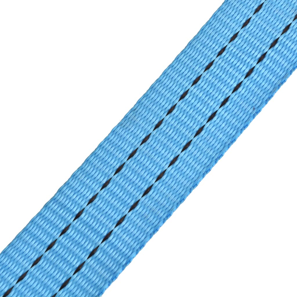 Jekkestropper med skralle 10 stk 2 tonn 6mx38mm blå