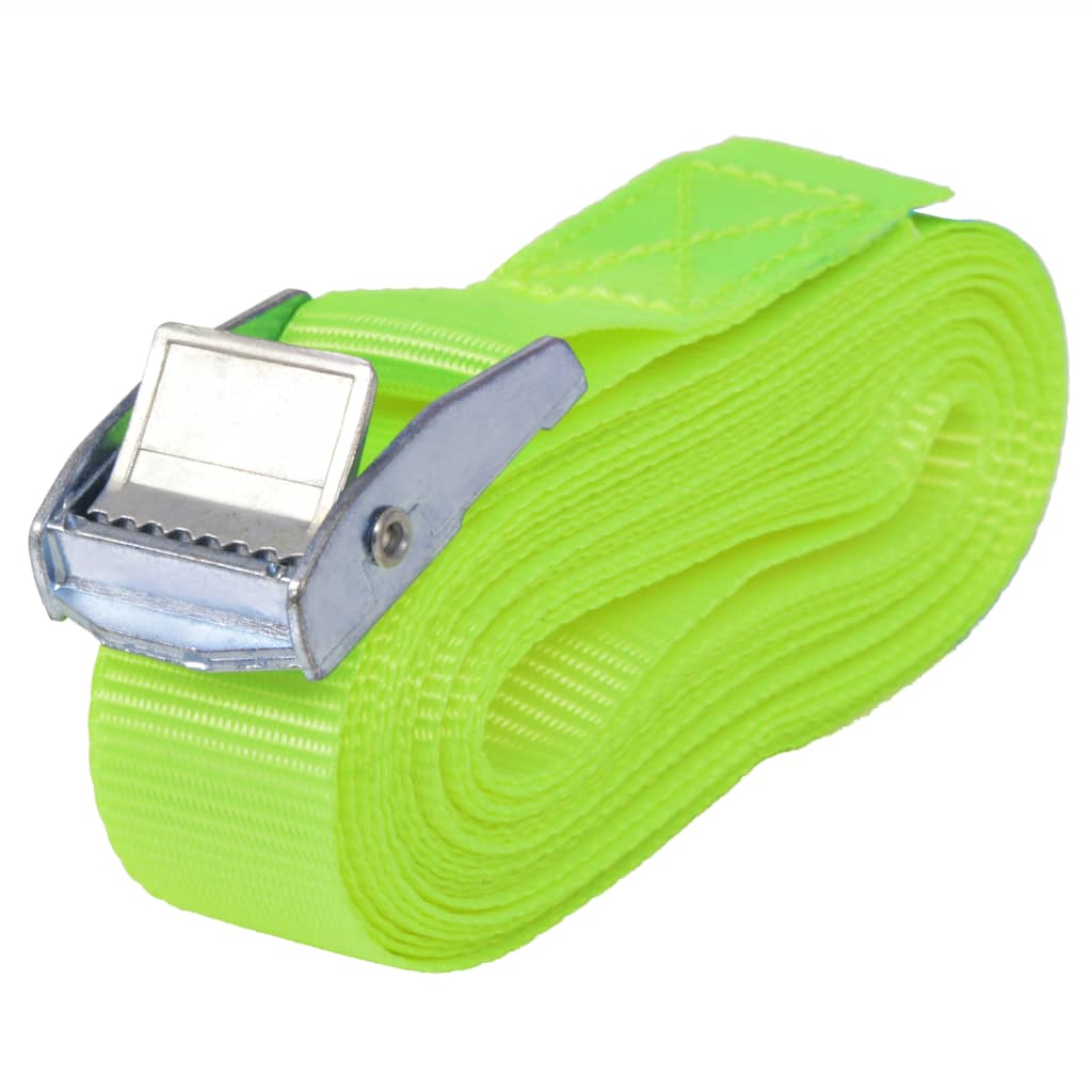 Stropper 10 stk 0,25 tonn 5mx25mm fluorescerende grønn