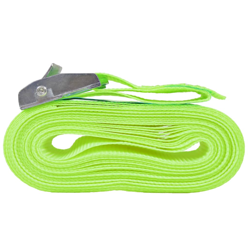 Stropper 10 stk 0,25 tonn 5mx25mm fluorescerende grønn