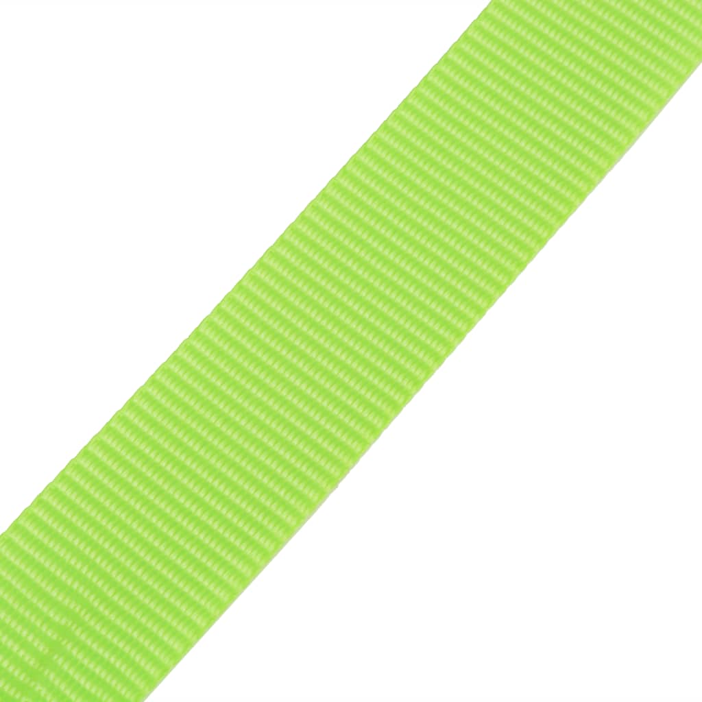 Stropper 10 stk 0,25 tonn 5mx25mm fluorescerende grønn