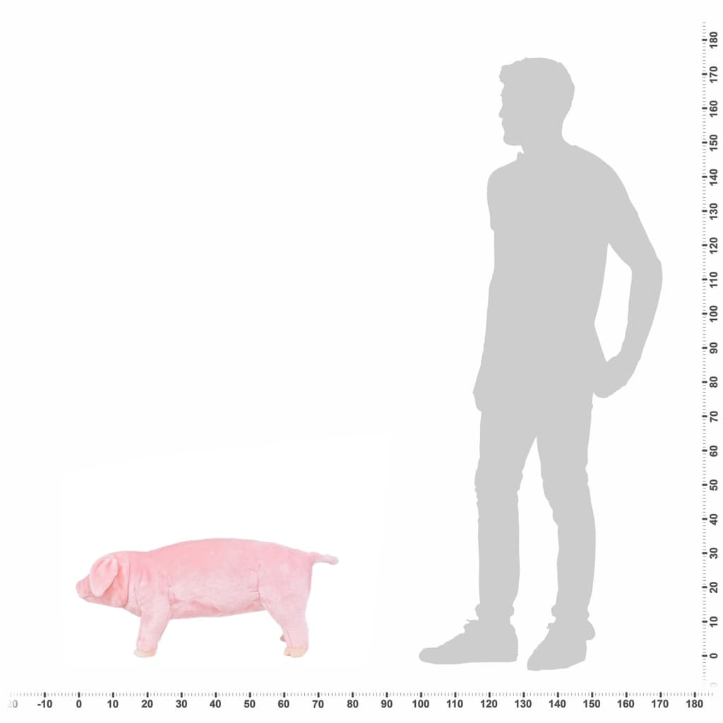 Stående lekegris rosa XXL