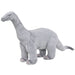 Stående lekedinosaur brachiosaurus grå XXL