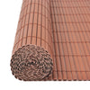 Dobbelsidet hagegjerde PVC 90x300 cm brun