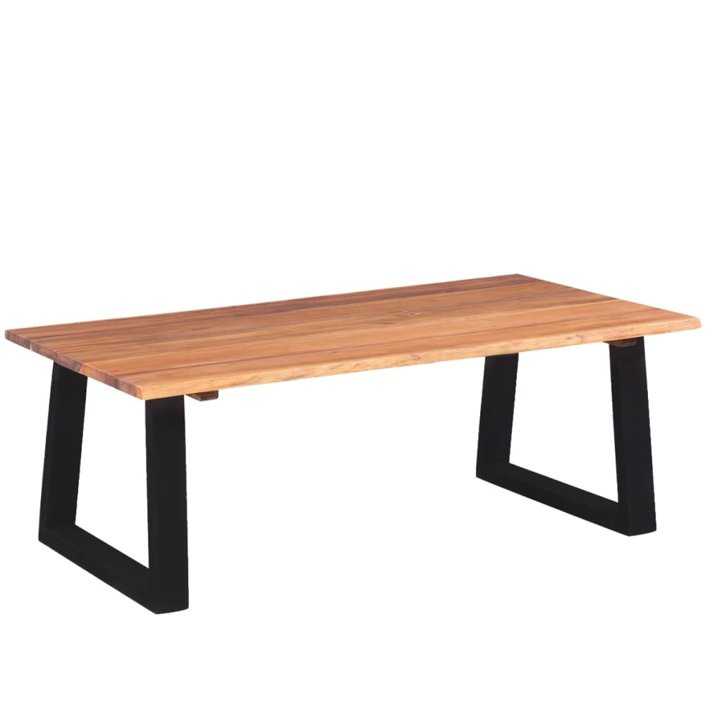 Salongbord massivt akasietre 110x60x40 cm