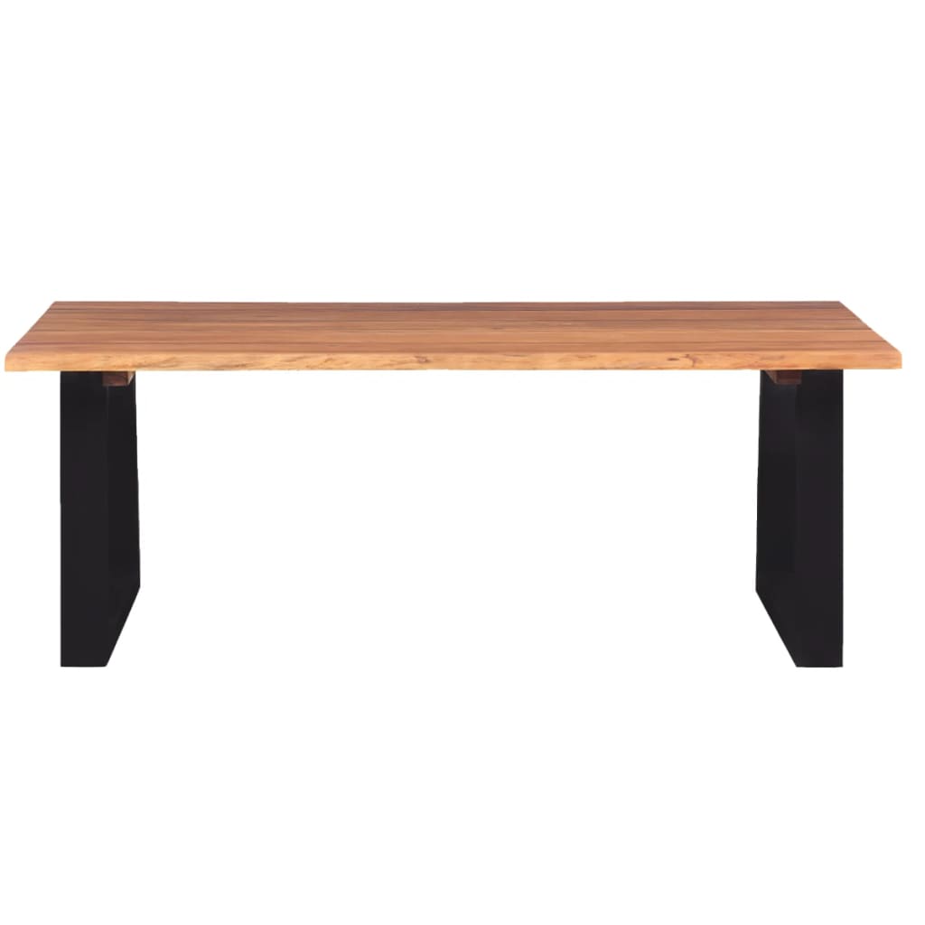 Salongbord massivt akasietre 110x60x40 cm