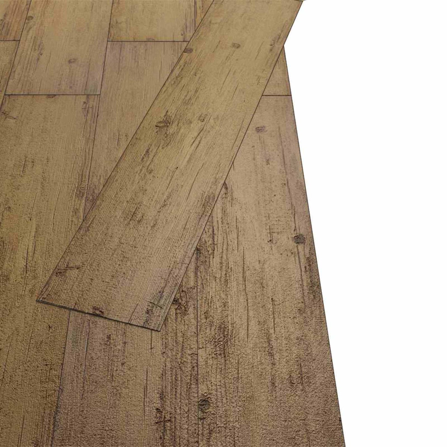 Gulvplanker 18 pcs Valnøtt Brun 5,26 m² PVC