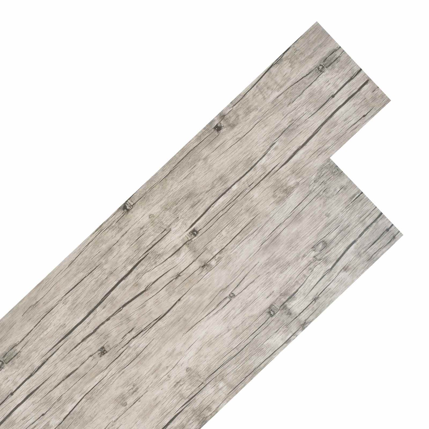 Gulvplanker 18 pcs Grå 5,26 m² PVC