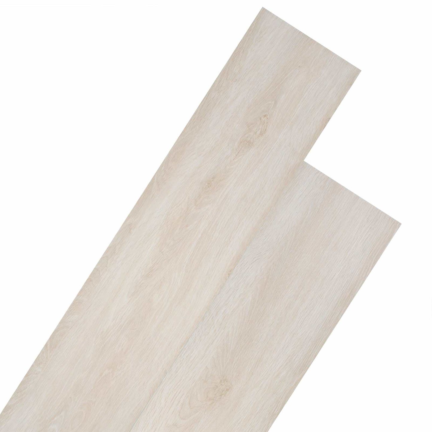 Gulvplanker 18 pcs Hvit 5,26 m² PVC