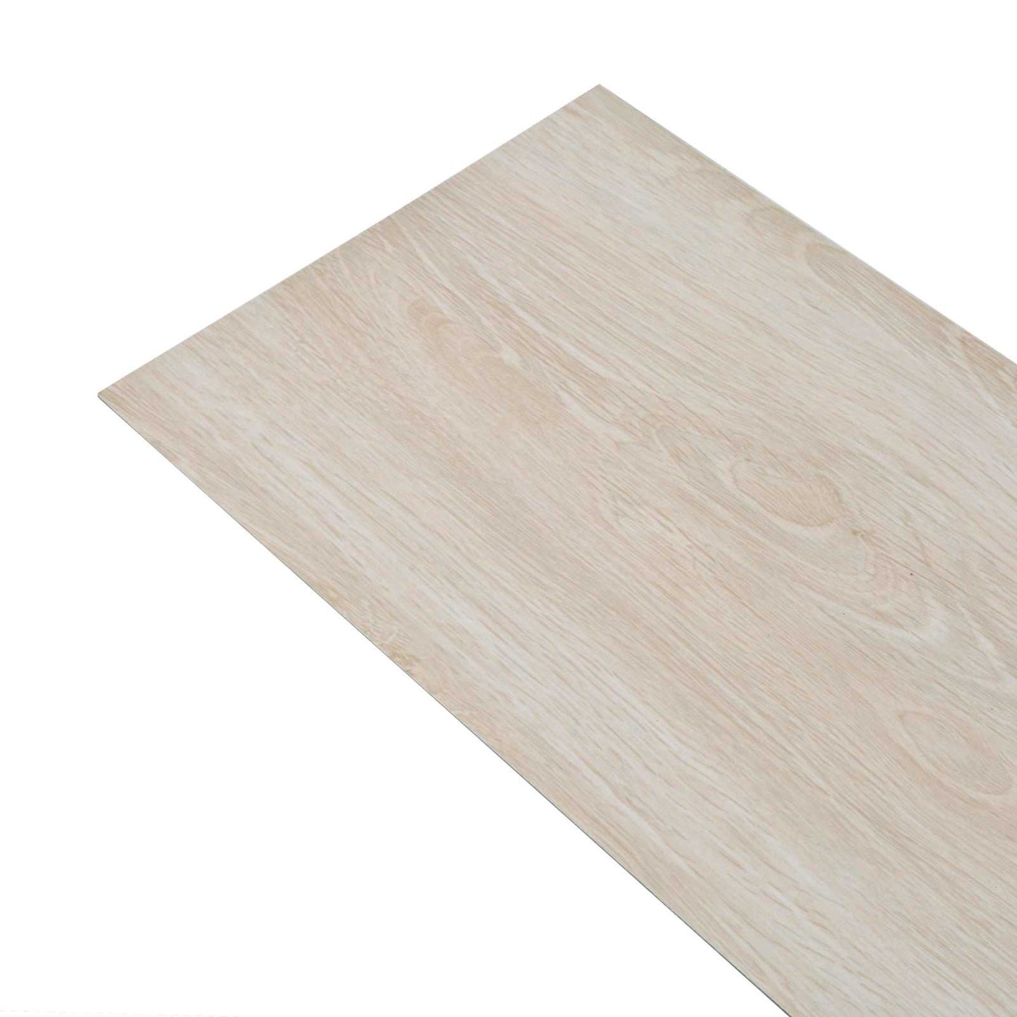 Gulvplanker 18 pcs Hvit 5,26 m² PVC