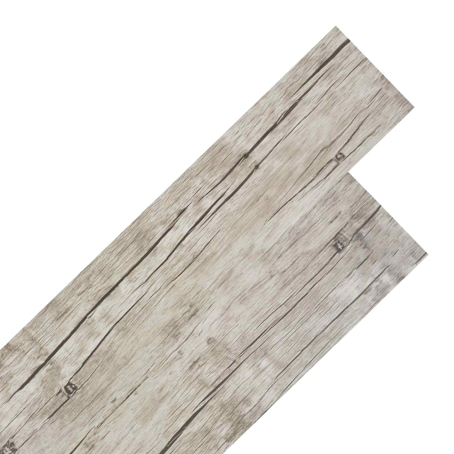 Gulvplanker 5,02 m² 36 pcs PVC Vasket Eik