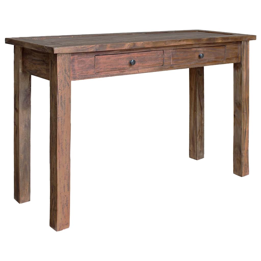 Konsollbord heltre mahogni 123x42x75 cm