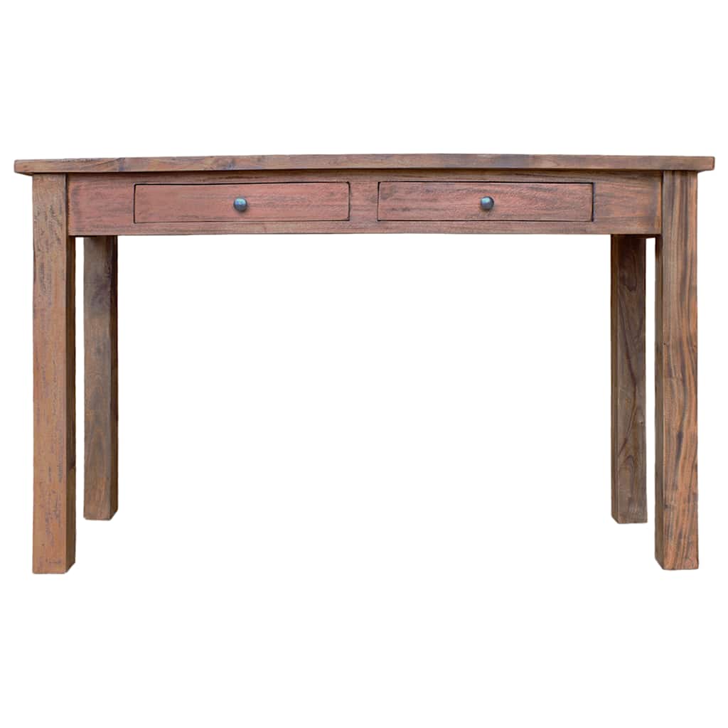Konsollbord heltre mahogni 123x42x75 cm