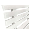 Hagebenk 145,5 cm plast hvit