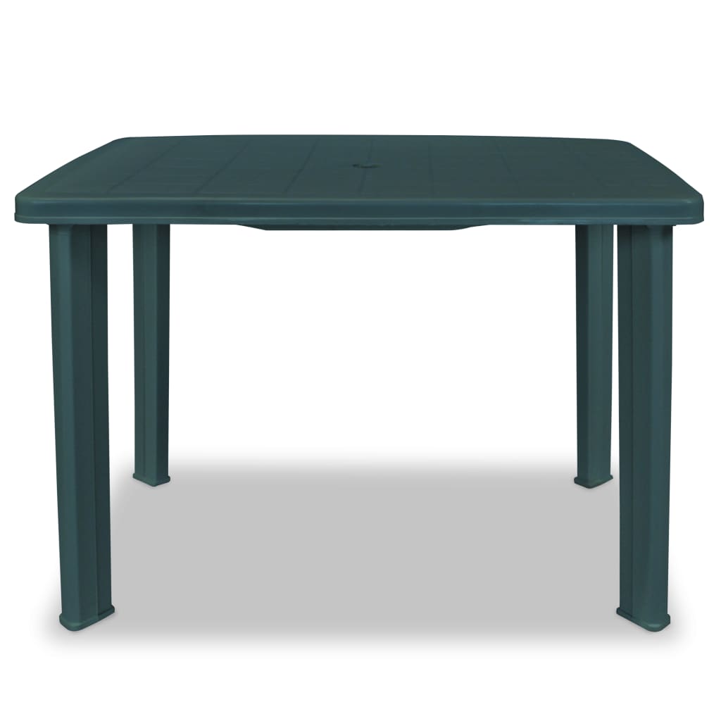 Hagebord grønn 101x68x72 cm plast