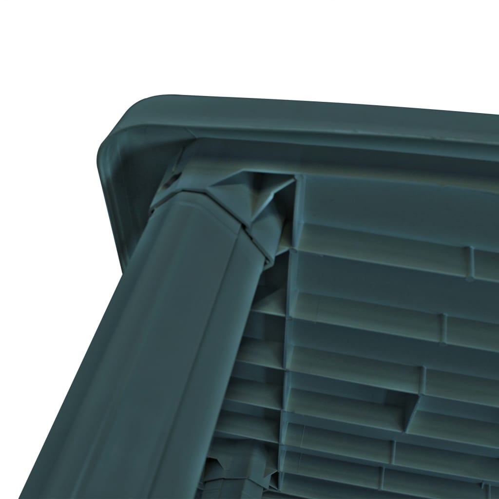 Hagebord grønn 101x68x72 cm plast