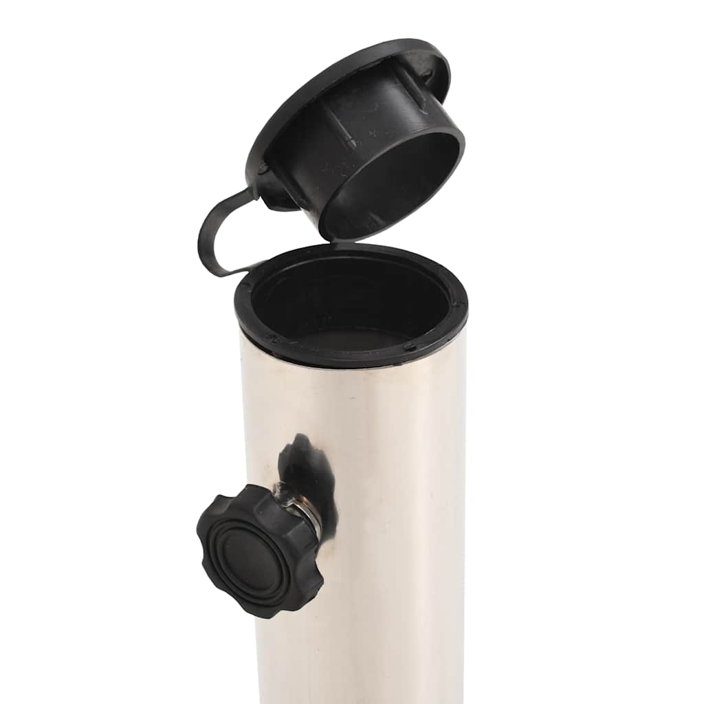 Parasollfot granitt rund 20 kg vidaXL