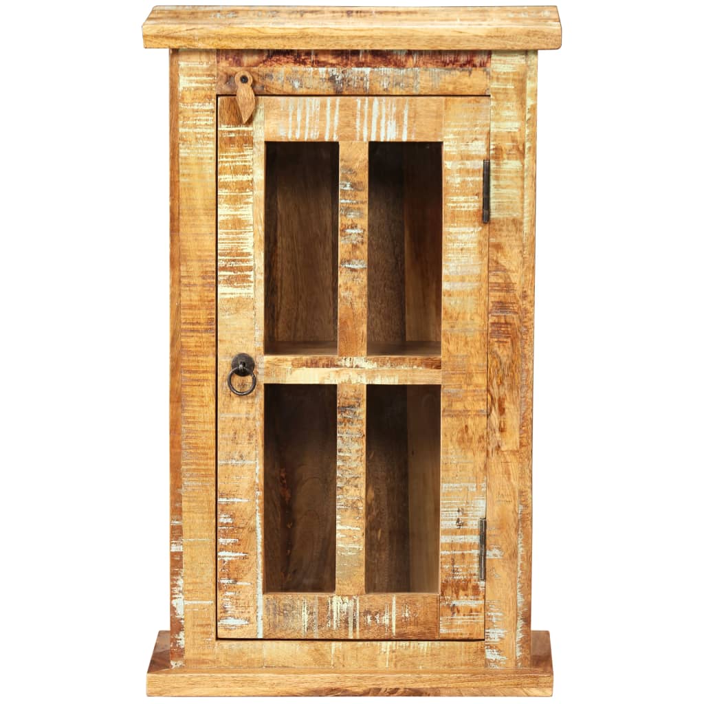 Veggkabinett gjenvunnet heltre 44x21x72 cm