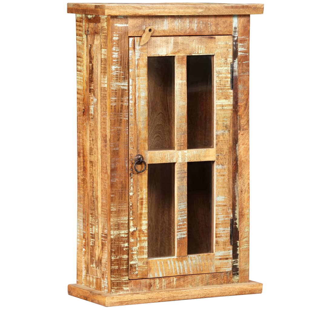 Veggkabinett gjenvunnet heltre 44x21x72 cm