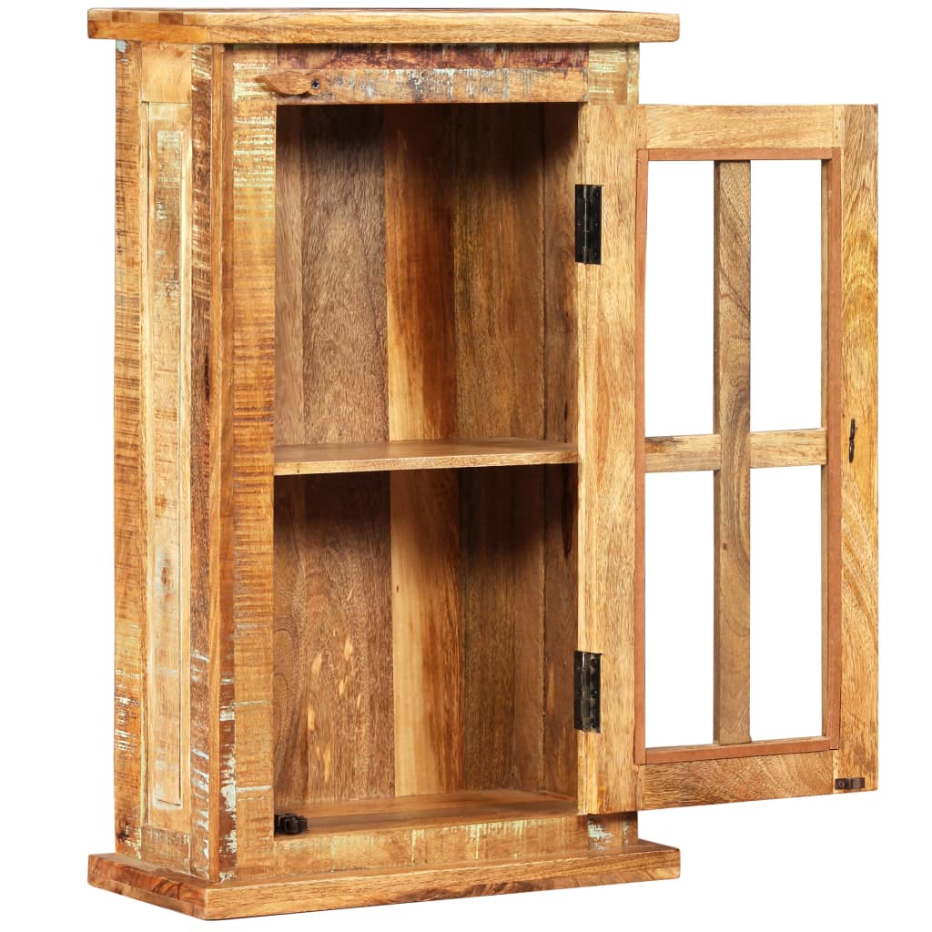 Veggkabinett gjenvunnet heltre 44x21x72 cm