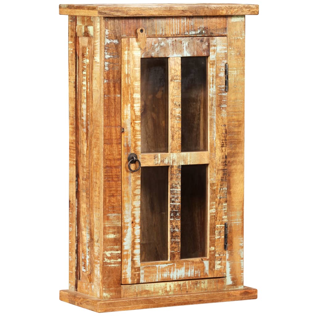 Veggkabinett gjenvunnet heltre 44x21x72 cm