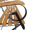 Sammenleggbar hagebenk 112 cm heltre akasie