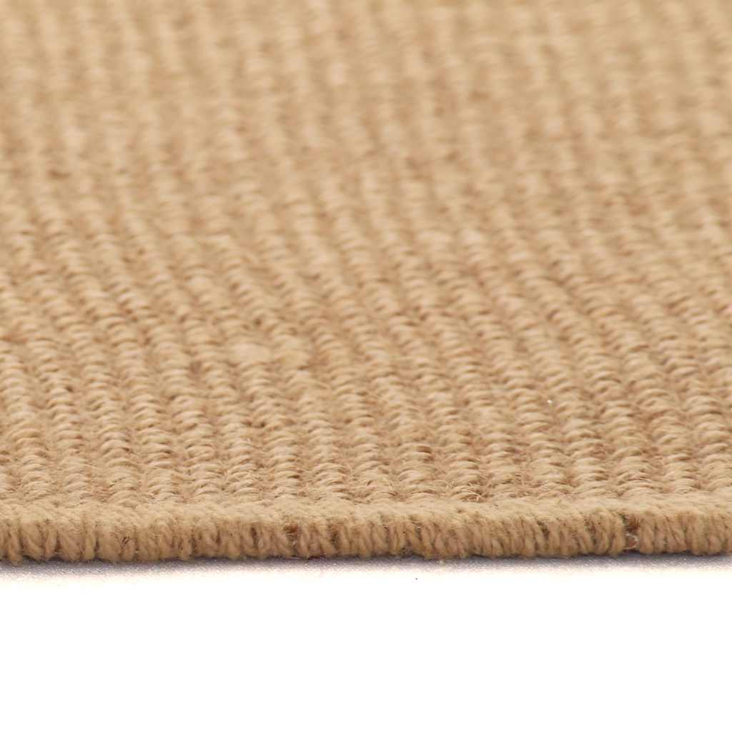 Juteteppe med lateksbakside 70x130 cm naturell vidaXL