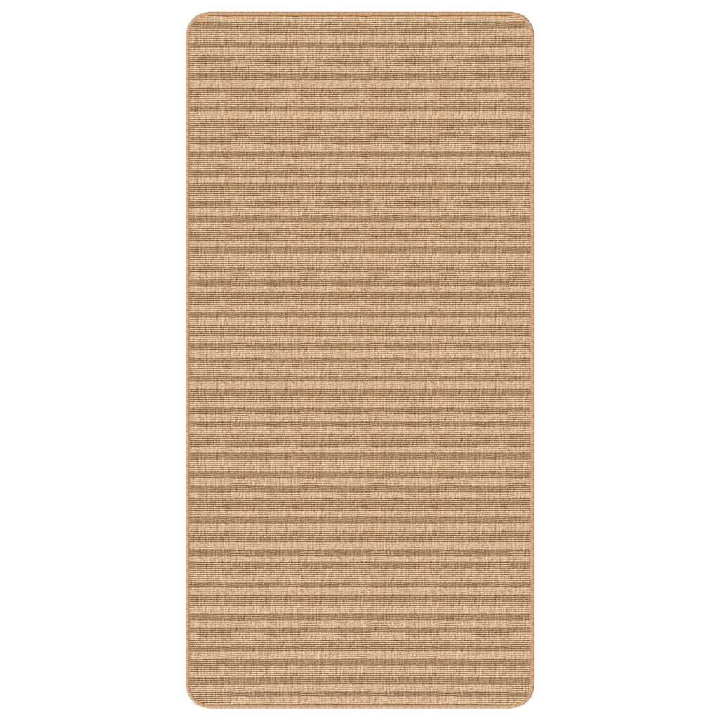 Juteteppe med lateksbakside 80x160 cm naturell vidaXL