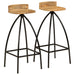 Barstoler 2 stk heltre mangotre