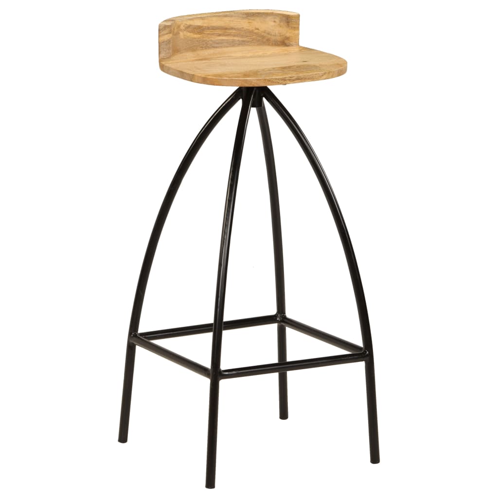 Barstoler 2 stk heltre mangotre
