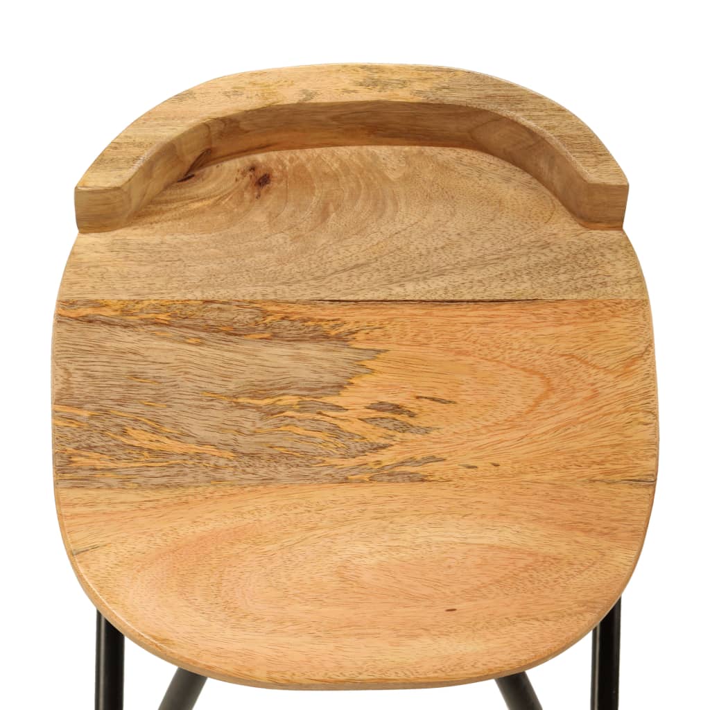 Barstoler 2 stk heltre mangotre
