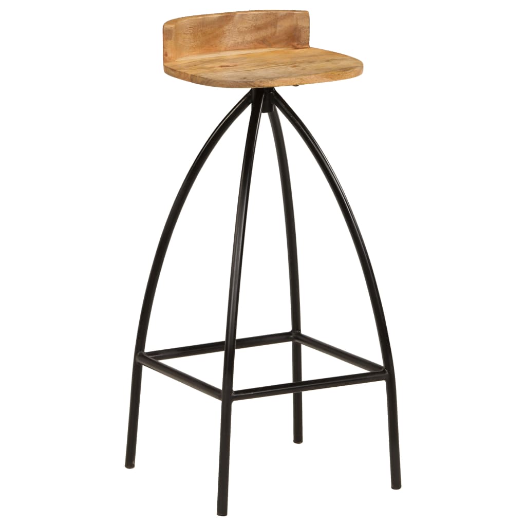 Barstoler 2 stk heltre mangotre