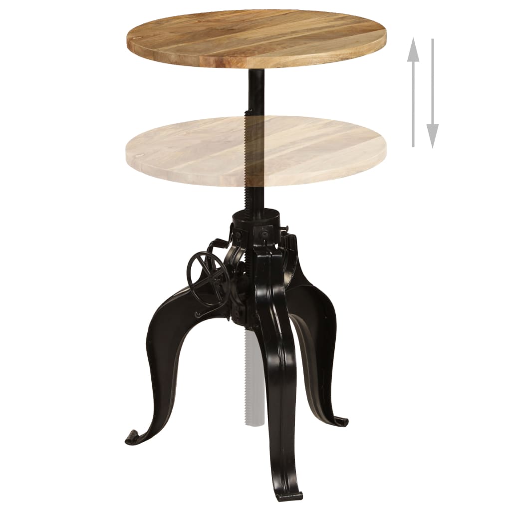 Barbord heltre mango 60x(76-110) cm