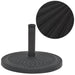 Parasollfot harpiks rund svart 29 kg vidaXL