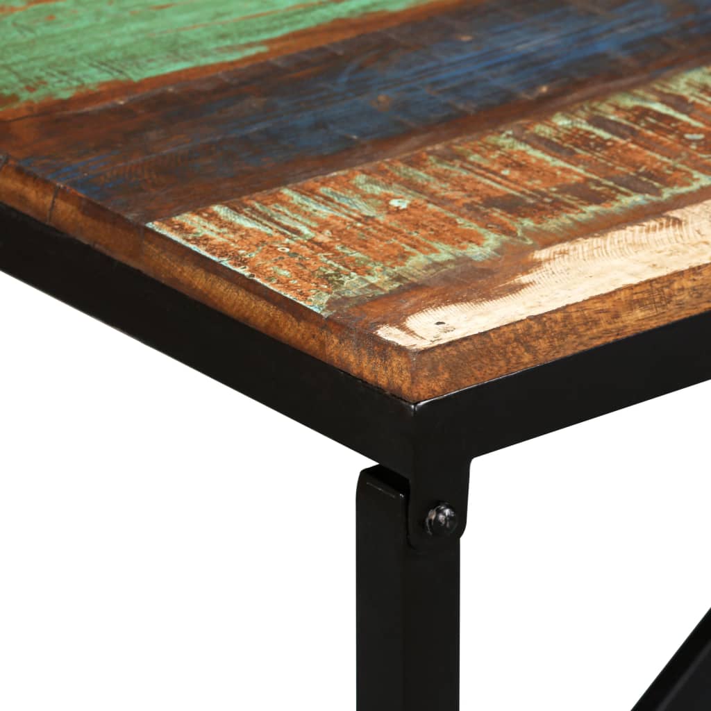 Benk gjenvunnet heltre 110x35x45 cm