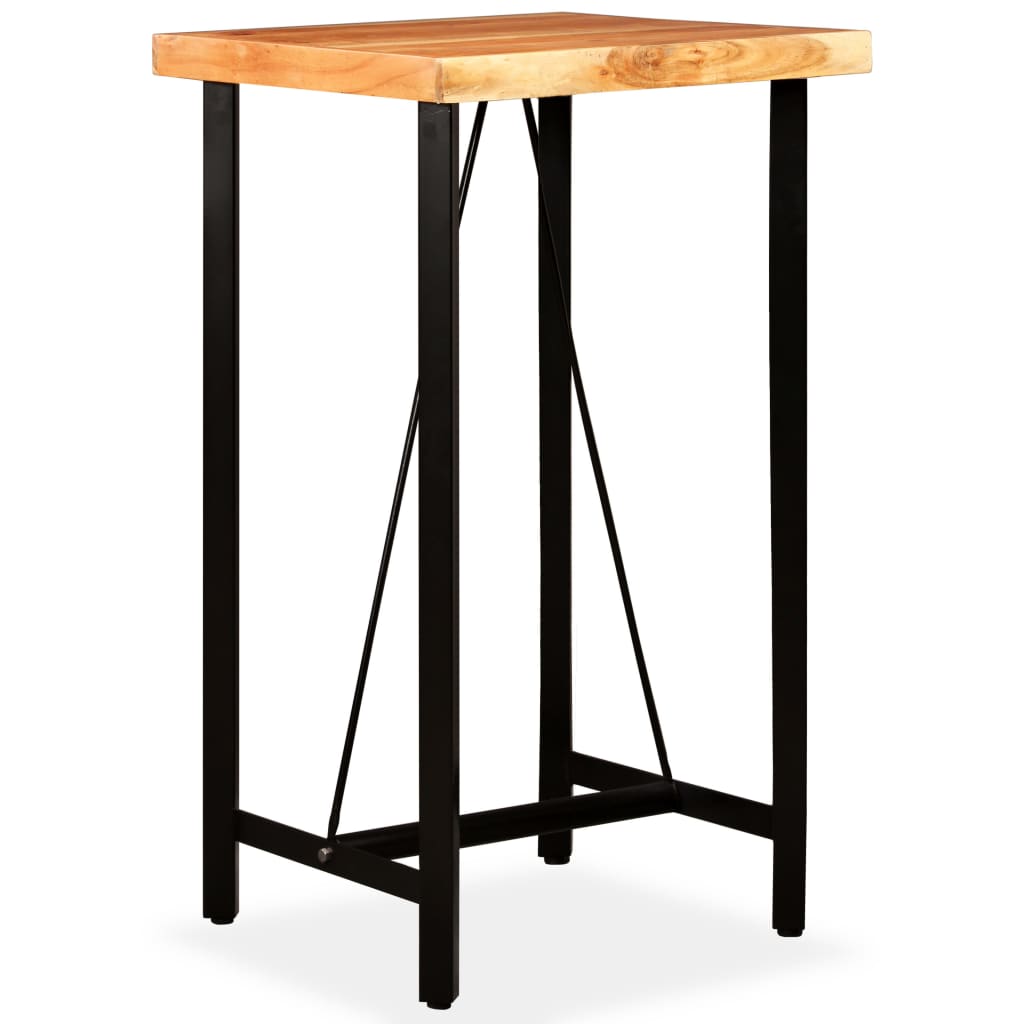 Barbord heltre akasie 60x60x107 cm