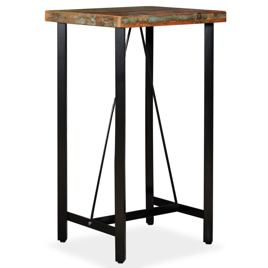 Barbord gjenvunnet heltre 60x60x107 cm