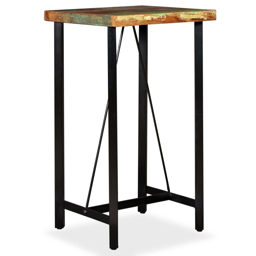 Barbord gjenvunnet heltre 60x60x107 cm