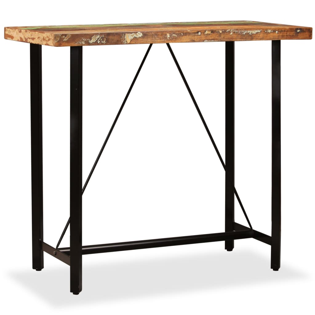 Barbord gjenvunnet heltre 120x60x107 cm