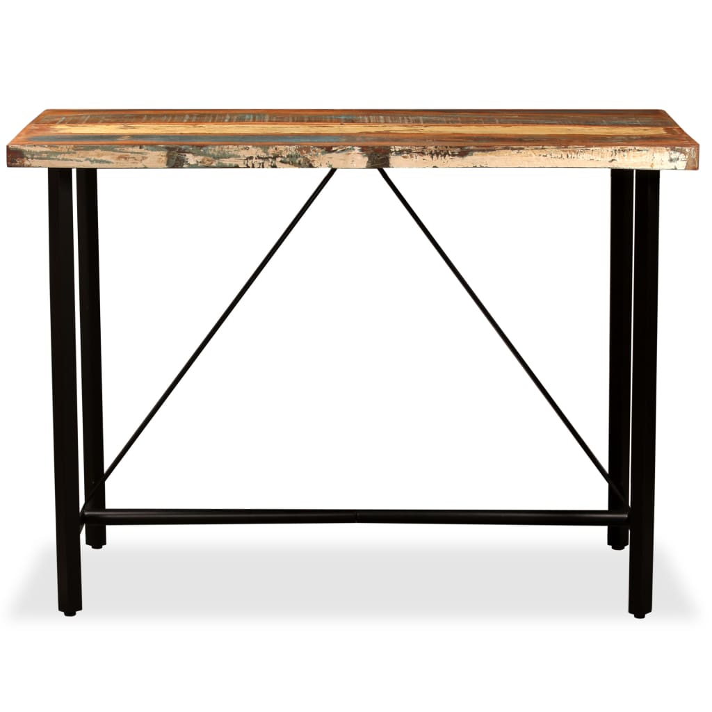 Barbord gjenvunnet heltre 120x60x107 cm