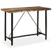 Barbord gjenvunnet heltre 150x70x107 cm