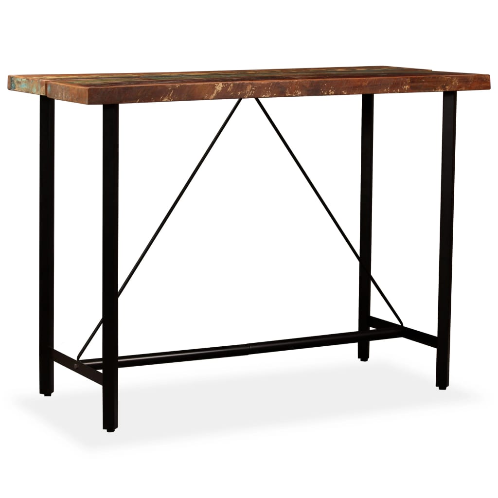 Barbord gjenvunnet heltre 150x70x107 cm