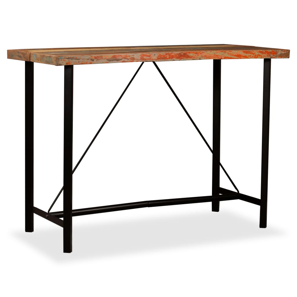 Barbord gjenvunnet heltre 150x70x107 cm