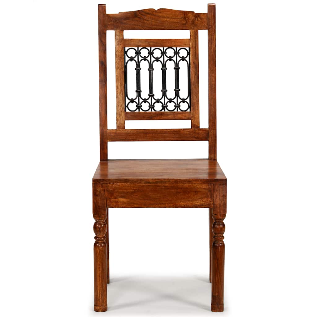 Spisestoler 2 stk heltre honningfinish klassisk