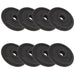 Vektskiver 8 stk 8x2,5 kg støpejern vidaXL