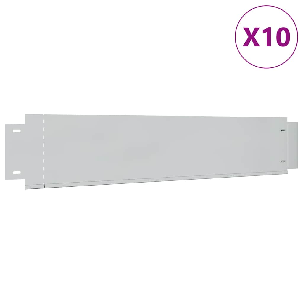 Plengjerde 10 stk galvanisert stål 100x20 cm