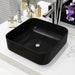 Servant keramisk kvadratisk svart 38x38x13,5 cm
