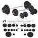 Vektstang- og manualsett 120 kg