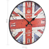 Veggklokke gammeldags UK 30 cm