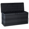 Putekasse 117x45x56 cm svart