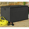 Putekasse 120x56x63 cm antrasitt PP rotting